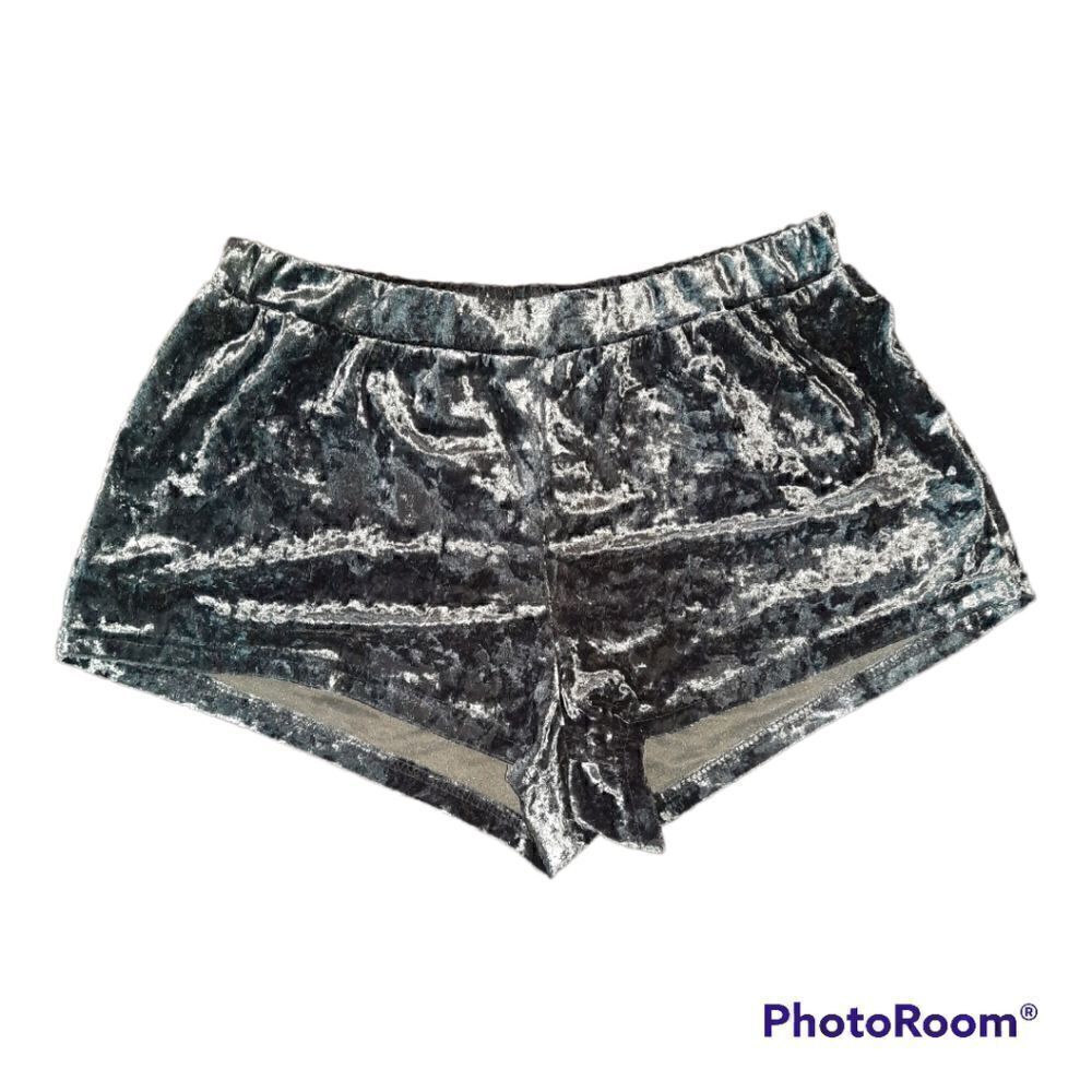 Forever 21 Crushed Velvet Lounge Shorts